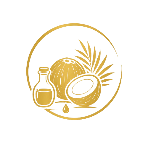 Logo prémiového kokosového oleja Bussaba