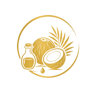 Logo prémiového kokosového oleja Bussaba